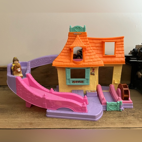 Disney Other - Fisher-Price Little People Belle’s Cottage Klip Klop